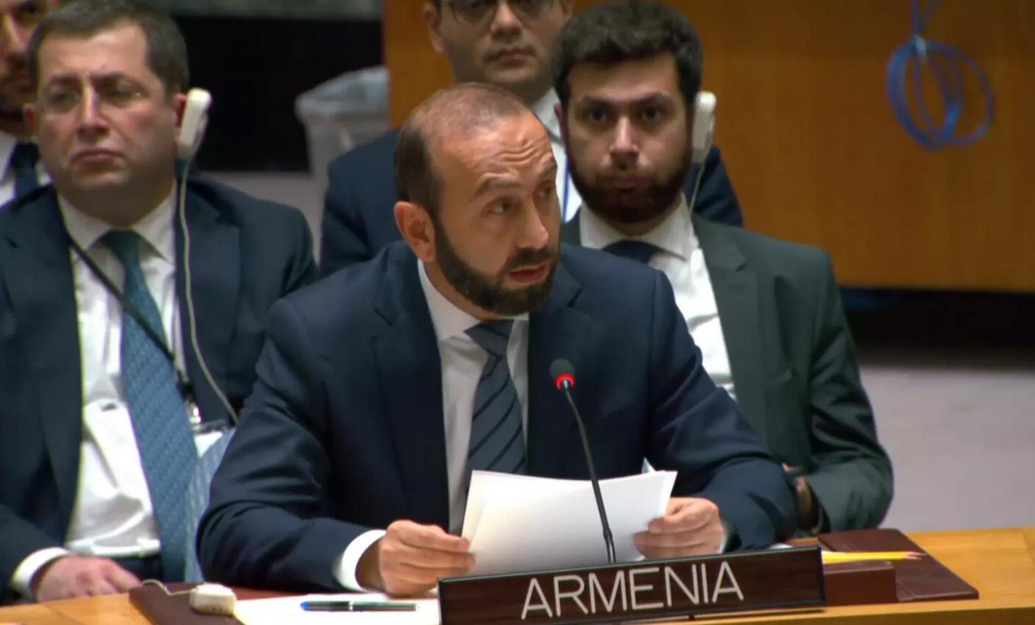 Арарат Мирзоян на Совбезе ООН: «Голод – невидимое оружие геноцида ...